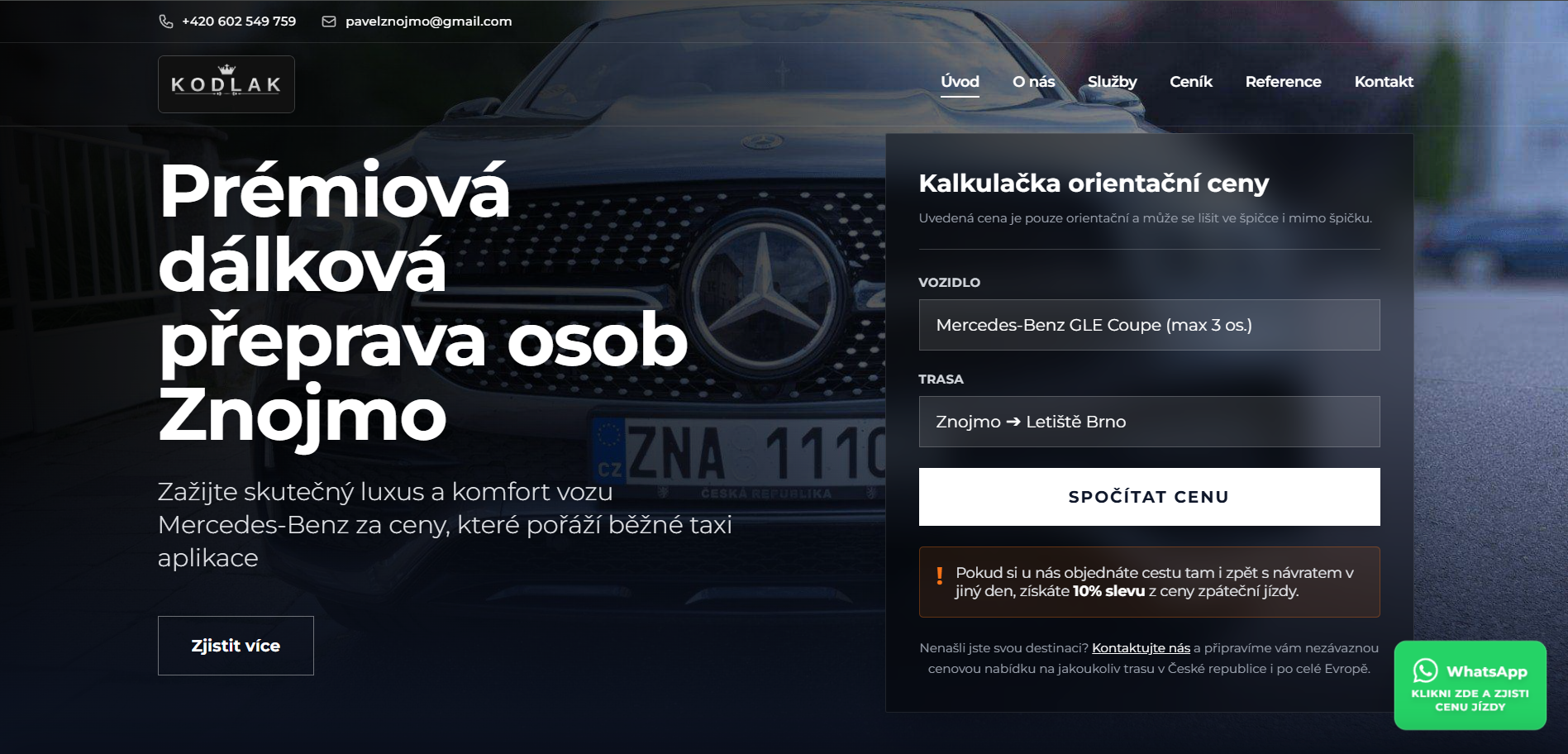 Náhled webu Kodlak.cz